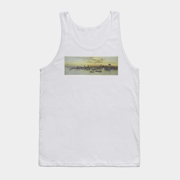 Vintage Pictorial View of NYC (1896) Tank Top by Bravuramedia